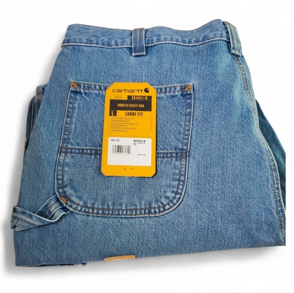 Carhartt Other - Carhartt NWT Men's Loose Fit Utility Jean Size 40x32 Heavyweight Denim